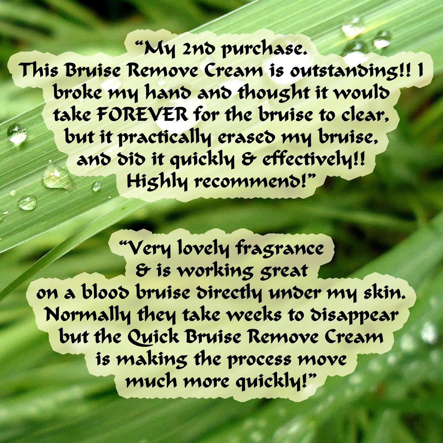 Arnica Quick Bruise Remove Cream 2.25 fl oz Reduce Bruising Reverse Bruises Dark Spots Skincare Selfcare Blend Clear Bruises Made to Order